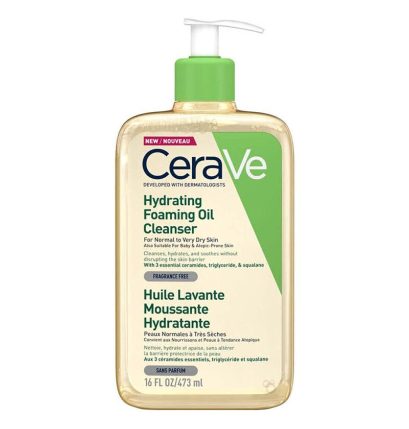 CeraVe - Hydrating Foaming Oil Cleanser - Увлажняющее масло для умывания лица и тела