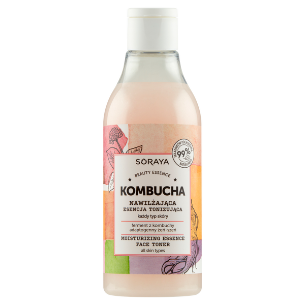 Soraya Kombucha Moisturizing Essence-Toner - Увлажняющая эссенция-тонер для лица - 200 мл