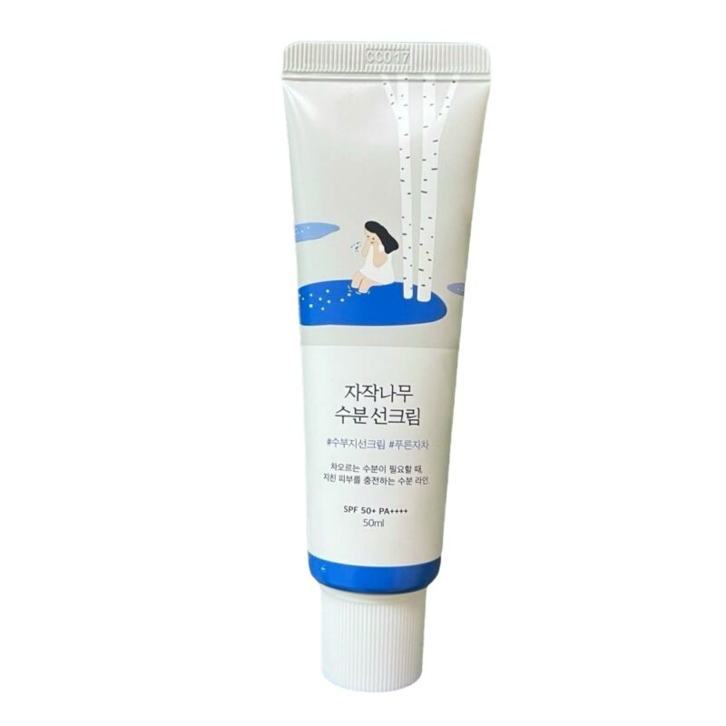 Round Lab Birch Juice Moisturizing Sun Cream SPF50+ PA++++ - Увлажняющий солнцезащитный крем - 50 мл